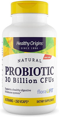 Vignette pour Healthy Origins Probiotique 30 milliards d'UFC 150 gélules végé soutient un système immunitaire sain en favorisant une flore intestinale équilibrée.