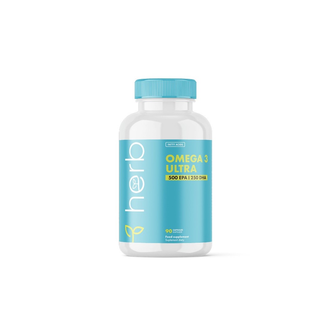 Omega-3 Ultra 1000 mg (EPA 500/ DHA 250) 90 Capsules - front