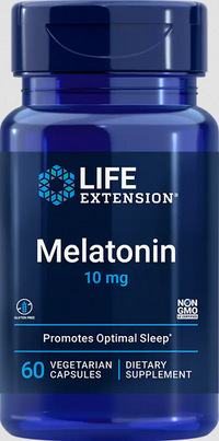 Vignette pour Melatonin 10 mg 60 gélules végé - front 2