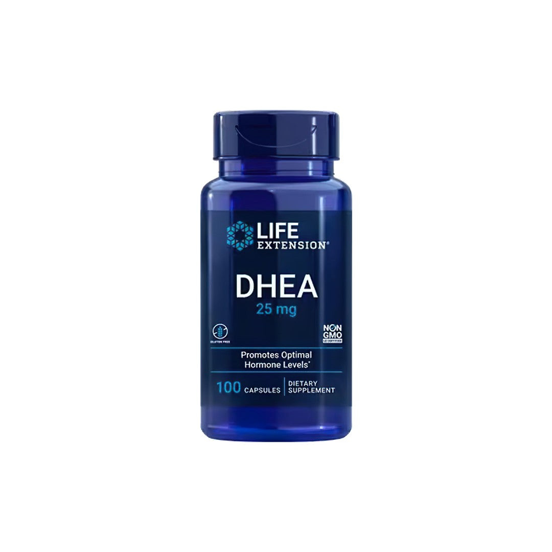 DHEA 25 mg 100 Capsules - front