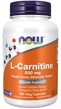Vignette pour L-Carnitine 500 mg 180 gélules végé - front 2