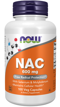 Vignette pour Now Foods Les gélules de N-acétyl-cystéine 600 mg fournissent de la N-acétyl-cystéine, un antioxydant puissant qui contribue à la santé du foie.