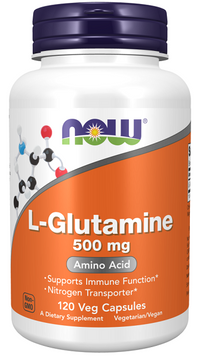 Vignette pour L-Glutamine 500 mg 120 gélules végé - front 2