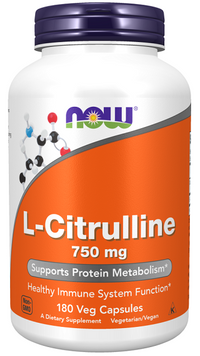 Vignette pour L-Citrulline 750 mg 180 gélules végé - front 2