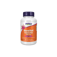 Vignette pour Now Foods Inositol 500 mg 100 gélules végétales.