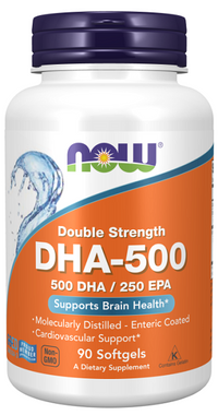 Vignette pour Now Foods DHA-500 EPA-250 90 softgel.