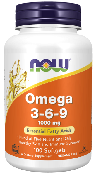 Now Foods Omega 3-6-9 100 softgel est un complément riche en acides gras essentiels qui apportent de nombreux bénéfices au système cardiovasculaire. Grâce à ses propriétés anti-inflammatoires, il aide à lutter contre l'athérosclérose.