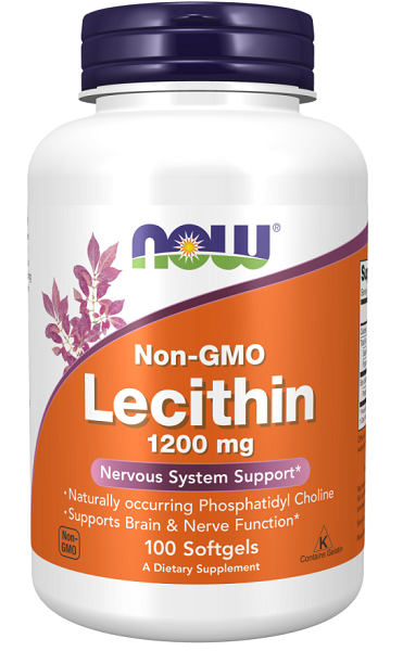 Lécithine 1200 mg 100 softgel - front 2