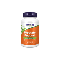 Thumbnail for Bottle of Now Foods Prostate Support 90 Softgels, containing plant extracts such as saw palmetto and lycopene to enhance prostate health and urinary tract function.