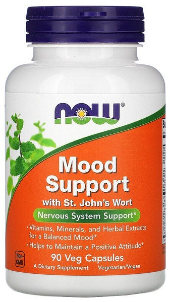 Renforcez votre attitude positive et favorisez une humeur équilibrée avec Now Foods Mood Support 90 gélules végé.