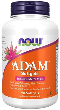 Vignette pour Now Foods ADAM Multivitamines & Minéraux pour Homme softgels, 90 softgels.