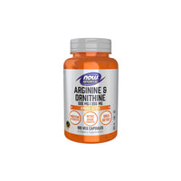 Thumbnail for Arginine 500 mg & Ornithine 250 mg 100 Veg Capsules - front