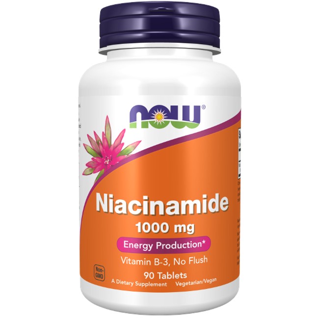 Niacinamide 1000 mg 90 Tablets - front