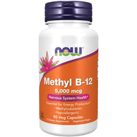 Thumbnail for Methyl B-12 5000 mcg 90 Veg Capsules - front