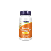 Thumbnail for Bottle of Now Foods Evening Primrose Oil 500 mg 100 Softgels, rich in GLA (Gamma-Linolenic Acid), labeled for women's health, healthy skin, and immune system support.