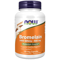 Thumbnail for Bromelain 500 mg 120 Veg Capsules - front