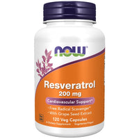 Thumbnail for Resveratrol 200 mg 120 Veg Capsules - front