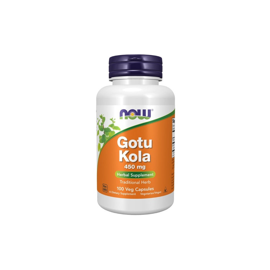 Gotu Kola 450 mg 100 Veg Capsules - front