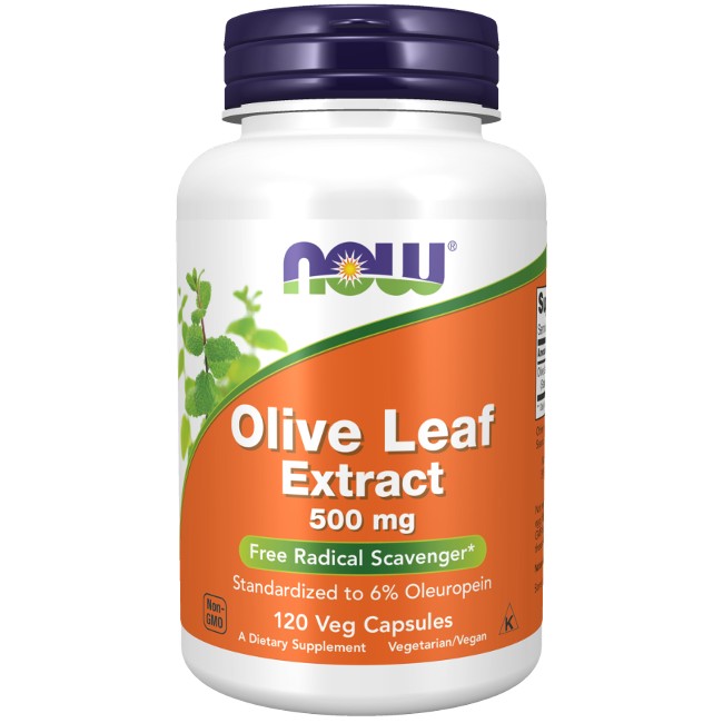 Olive Leaf Extract 500 mg 120 Veg Capsules - front