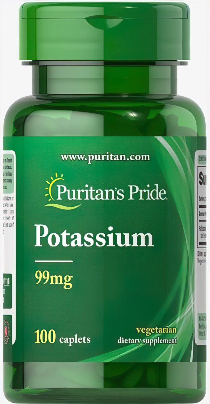 Puritan's Pride Potassium 99 mg 100 gélules enrobées est un complément alimentaire qui aide à maintenir l'équilibre électrolytique et à réguler la tension artérielle.