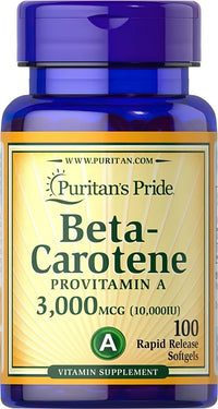 Vignette pour Beta-carotene 3000 mcg 100 softgel - front 2