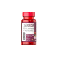 Vignette d'un flacon de Lycopène 40 mg 60 Rapid Release Softgels par Puritan's Pride sur fond blanc.