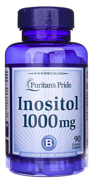 Puritan's Pride Inositol 1000 mg 90 comprimés.