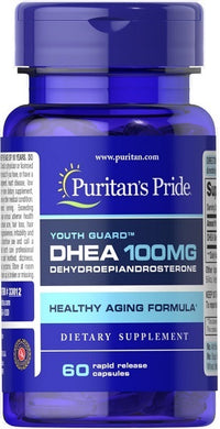 Vignette pour Puritan's Pride DHEA 100 mg 60 Caps.