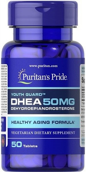 Puritan's Pride DHEA 50 mg 50 comprimés.