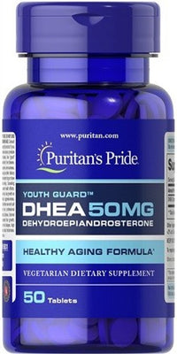 Vignette pour Puritan's Pride DHEA 50 mg 50 tabs.