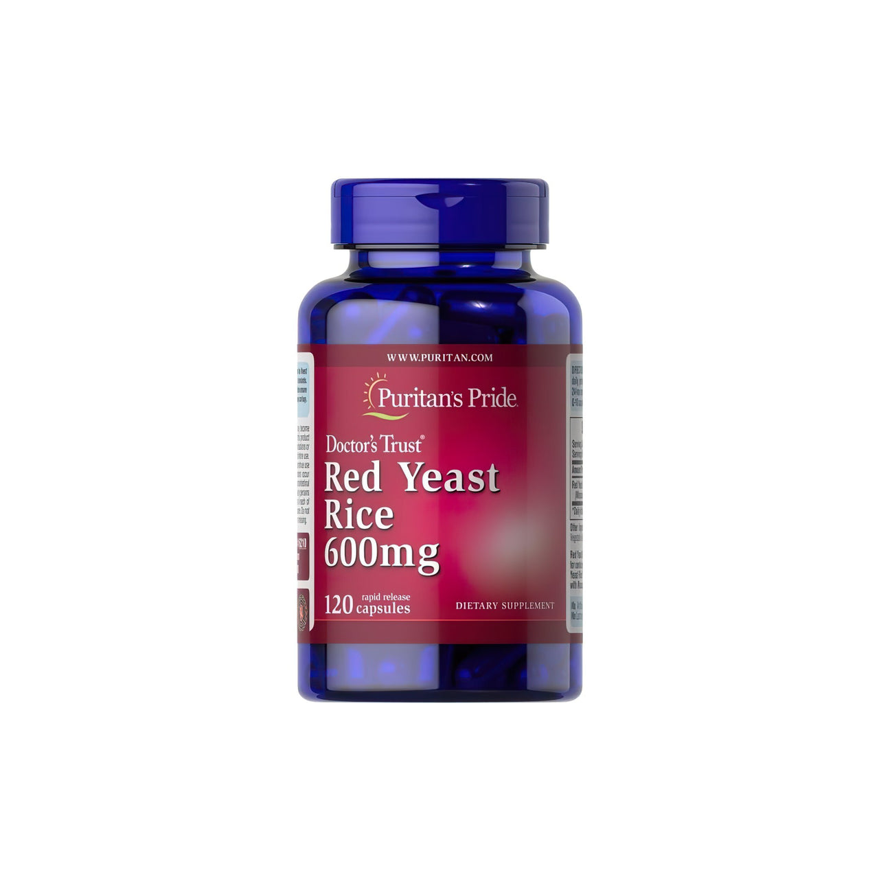 Red Yeast Rice 600 mg 120 gélules par Puritan's Pride est un complément naturel qui favorise la santé cardiovasculaire et maintient un taux de cholestérol sain. Chaque portion fournit 1000 mg de levure de riz rouge.