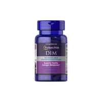 Thumbnail for Puritan's Pride DIM Complex 100 mg supplement bottle with 60 capsules for hormonal balance.