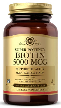 Vignette pour Biotine 5000 mcg 100 gélules végétales - front 2