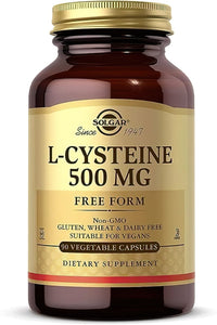 Vignette pour L-Cystéine 500 mg 90 gélules végétales - front 2
