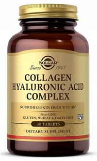 Vignette de Solgar's Hyaluronic acid 120 mg 30 tab complex.