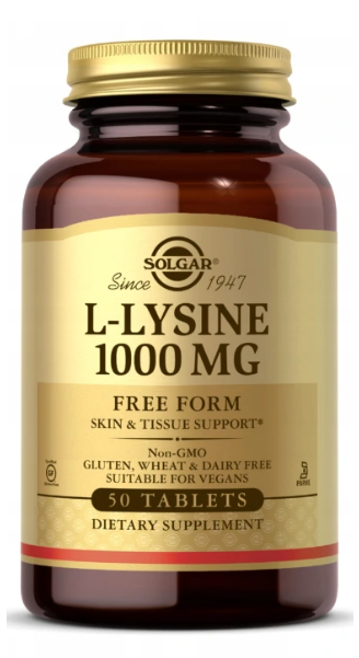 L-Lysine 1000 mg 50 comprimés - front 2