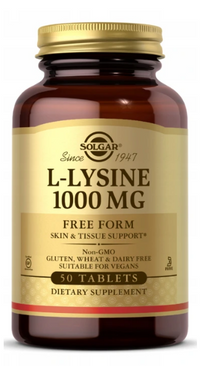 Vignette pour L-Lysine 1000 mg 50 comprimés - front 2