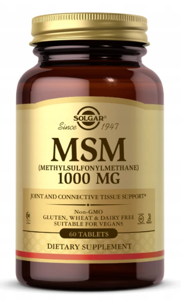 MSM 1000 mg 60 comprimés - front 2