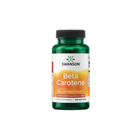 Thumbnail for Swanson's Beta-Carotene (Vitamin A) provides 25000 IU with 300 softgels, aimed at supporting eye and vision health.