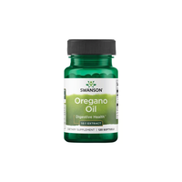 Thumbnail for Swanson Oregano Oil, labeled for digestive and immune support, contains 120 softgels with a potent 10:1 extract.