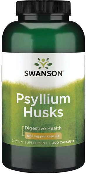 Swanson Les écales de psyllium - 610 mg 300 gélules sont un moyen naturel et efficace d'améliorer le taux de cholestérol. Grâce à leur teneur élevée en fibres solubles, ces enveloppes favorisent une digestion saine et préviennent la constipation.