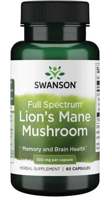 Champignon Mane de Lions - 500 mg 60 gélules - avant 2