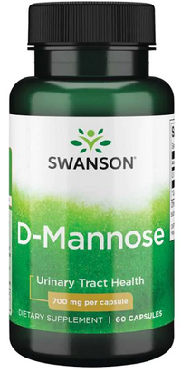 Vignette pour Swanson D-Mannose - 700 mg 60 gélules.