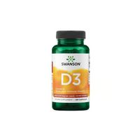 Thumbnail for Swanson Vitamin D3 2000 IU offers 250 capsules, designed to support bone health and a robust immune system.