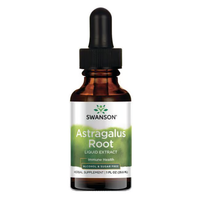 Thumbnail for A bottle of Swanson Astragalus Root Liquid Extract 29.6 ml is expertly crafted for immunity and liver health.