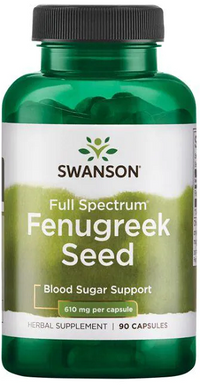 Vignette pour Swanson Graine de fenugrec - 610 mg 90 gélules.