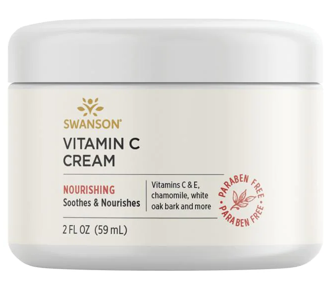 Swanson Vitamin C Cream - 59 ml cream is a moisturizing cream that delivers the benefits of vitamin C to your skin.