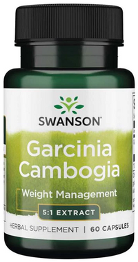 Vignette pour Swanson Garcinia Cambogia 5:1 Extract - 60 gélules de gestion du poids.