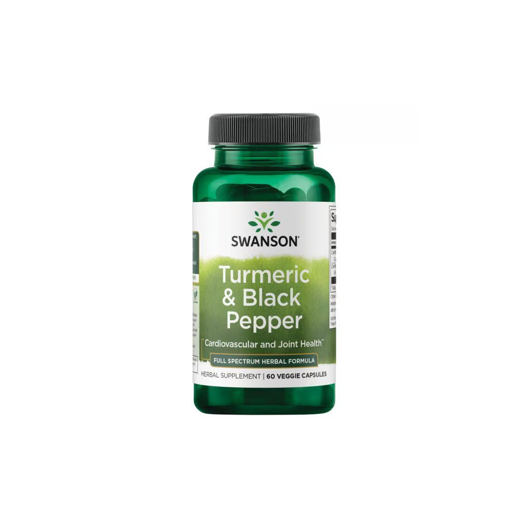 Turmeric & Black Pepper 60 Veggie Capsules