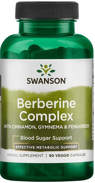 Swanson Complexe de Berbérine - 90 gélules végétales.